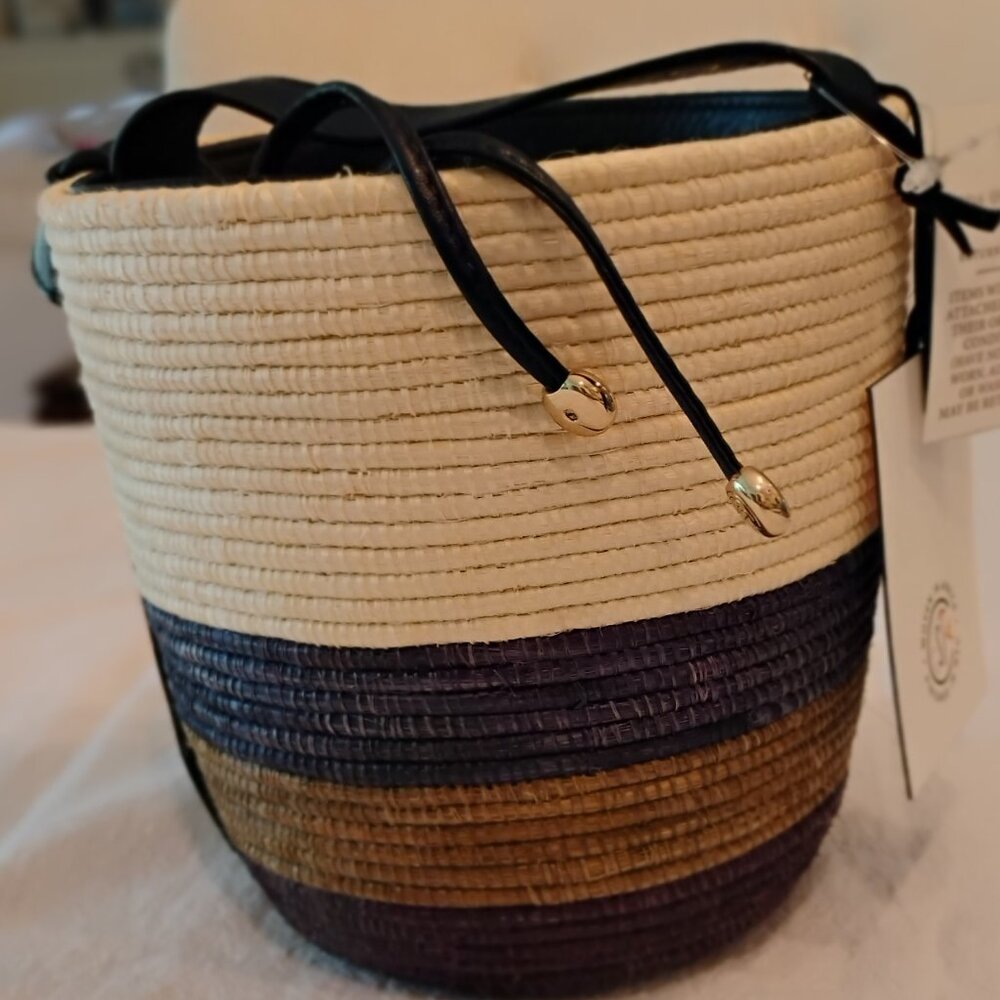 Cesta Collective Lunch Pail woven bag NWT